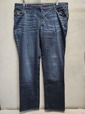 DKNY Mercer Skinny Size 14 Womens Jeans Blue Stretch Denim